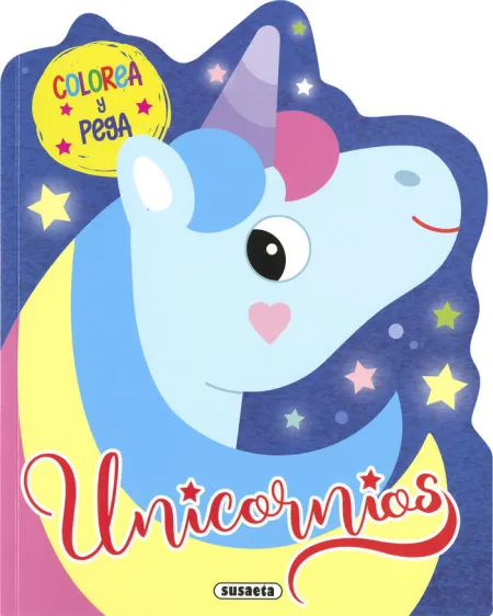 Unicornios. Colorea y Pega