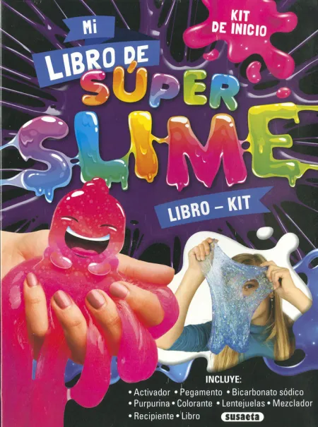 Mi Libro de Super Slime. Libro - Kit