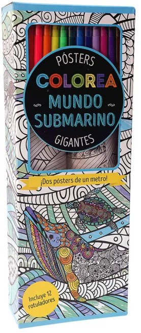 Mundo Submarino. Colorea. Posters Gigantes