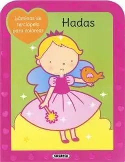 Hadas. Laminas Tercipelo para Colorear