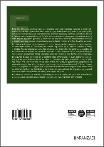 Empresas Sociales, Emprendimiento Social y Sostenibilidad Empresarial