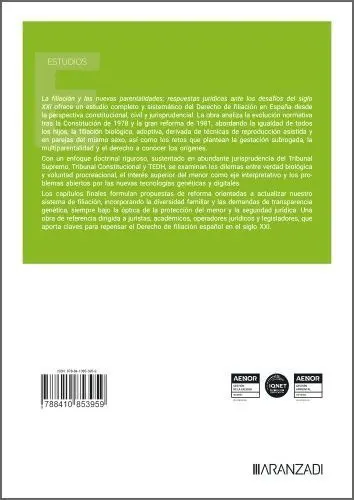 Derecho de Filiacion y las Nuevas Parentalidades, el