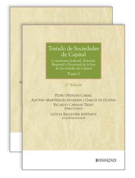 Tratado de Sociedades de Capital (2 Vol. )