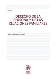 DERECHO DE LA PERSONA Y DE LAS RELACIONES FAMILIARES