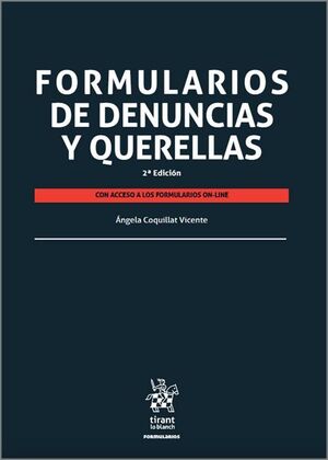 FORMULARIOS DE DENUNCIAS Y QUERELLAS