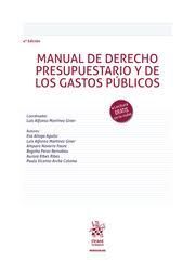 MANUAL DE DERECHO PRESUPUESTARIO Y DE LOS GASTOS PUBLICOS