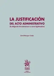 La Justificacion del Acto Administrativo