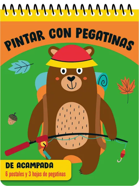 Pintar con Pegatinas - de Acampada