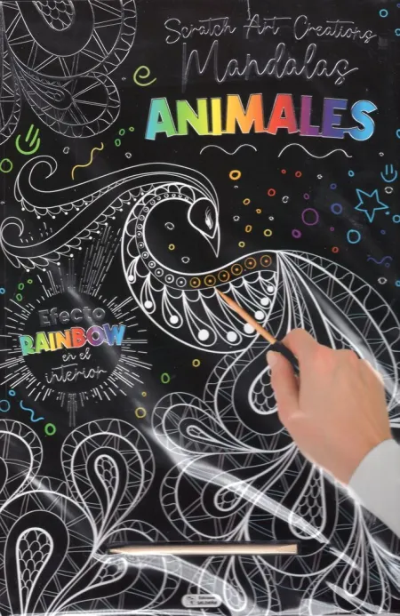 Mandalas. Animales Scratch Art Creations