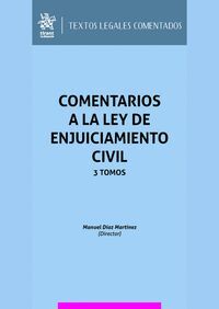 COMENTARIOS A LA LEY DE ENJUICIAMIENTO CIVIL (3 TOMOS)