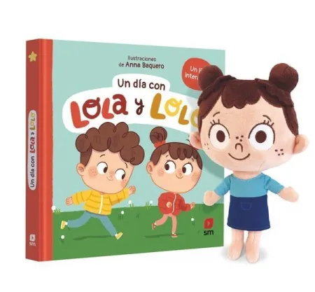 Pack - un Dia con Lola y Lolo + Muñeco