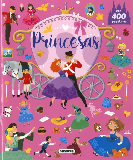 Princesas con 400 Pegatinas