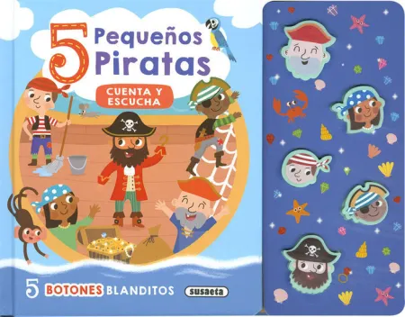 5 Pequeños Piratas. Cuenta y Escucha