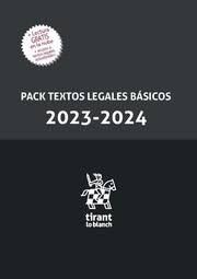 PACK TEXTOS LEGALES BASICOS (4 VOL.) 2023-2024