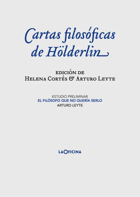 Cartas Filosóficas de Hölderlin