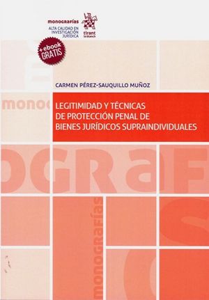 LEGITIMIDAD Y TÉCNICAS DE PROTECCIÓN PENAL DE BIENES JURÍDICOS SUPRAINDIVIDUALES