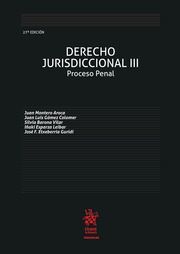 DERECHO JURISDICCIONAL III. PROCESO PENAL