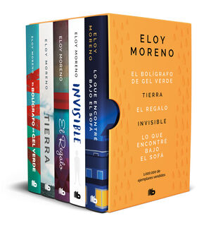 ELOY MORENO (ESTUCHE: EL BOLÍGRAFO DE GEL VERDE / TIERRA / EL REGALO / INVISIBLE / LO QUE ENCONTRÉ BAJO EL SOFÁ