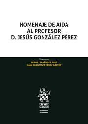 HOMENAJE DE AIDA AL PROFESOR D. JESUS GONZALEZ PEREZ