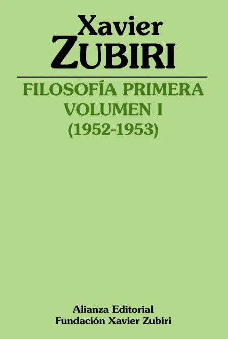 Filosofía Primera T. 1 (1952-1953)