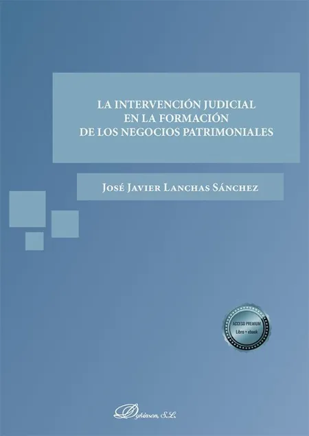 La Intervencion Judicial en la Formacion de los Negocios Patrimoniales