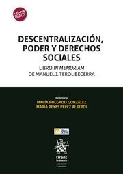 DESCENTRALIZACION PODER Y DERECHOS SOCIALES LIBRO