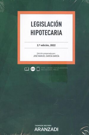 LEGISLACIÓN HIPOTECARIA (PAPEL + E-BOOK)
