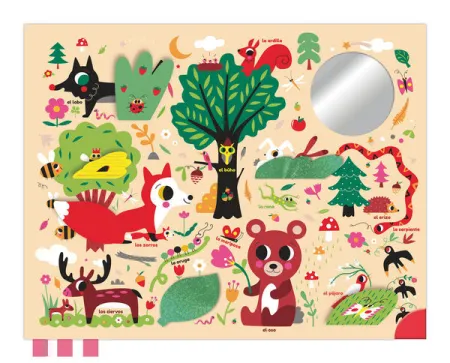 Mi Tapiz de Juego de los Animales del Bosque