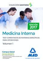 MEDICINA INTERNA VOL 1 TEST COMENTADOS DE MATERIAS ESPECÍFICAS PARA OPOSICIONES