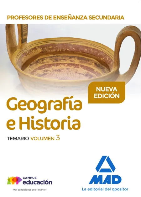 Profesores de Enseñanza Secundaria Geografía e Historia Temario Volumen 3