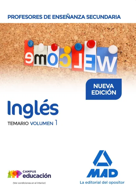 Profesores de Enseñanza Secundaria. Inglés. Temario Volumen 1