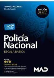 POLICÍA NACIONAL ESCALA BÁSICA. TEMARIO VOLUMEN 3