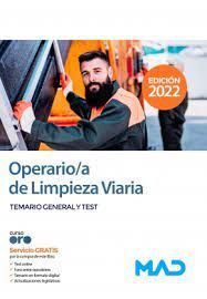 OPERARIO/A DE LIMPIEZA VIARIA TEMARIO GENERAL Y TEST