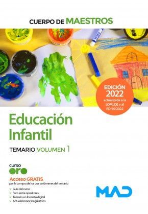 CUERPO DE MAESTROS EDUCACIÓN INFANTIL TEMARIO VOL 1