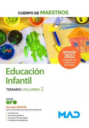 CUERPO DE MAESTROS EDUCACIÓN INFANTIL TEMARIO VOL 2