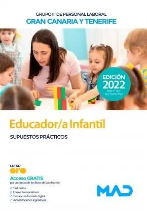 Educador/A Infantil Supuestos Practicos (Grupo Iii Personal Laboral). Islas de Gran Canaria y Tenerife