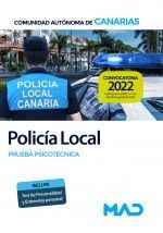 POLICIA LOCAL. PRUEBA PSICOTECNICA. CANARIAS