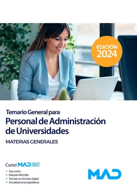 Personal de Administración de Universidades. Materias Generales. Temario General