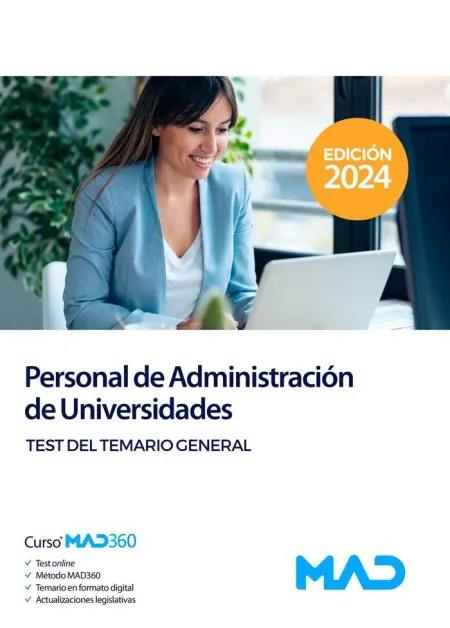 Personal de Administración de Universidades. Test del Temario General