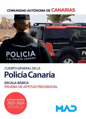 CUERPO GENERAL DE LA POLICIA CANARIA ESCALA BASICA PRUEBA DE ACTITUD PSICOSOCIAL