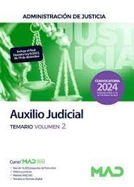 CUERPO DE AUXILIO JUDICIAL TEMARIO VOLUMEN 2 ADMINISTRACION DE JUSTICIA
