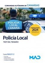 POLICÍA LOCAL. TEST. COMUNIDAD AUTÓNOMA DE CANARIAS