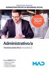 Administrativo/A Temario Especifico Vol. 2 Promoción Interna