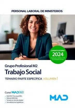 Trabajo Social (Grupo Profesional M2) Temario Parte Específica Vol. 2