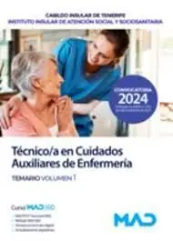 Tecnico/A en Cuidados Auxiliares de Enfermeria Temario Volumen 1 Cabildo Insular de Tenerife Convocatoria 2024