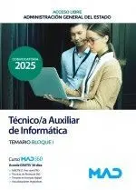 Tecnico/A Auxiliar Informatica. Temario Bloque I. Acceso Libre