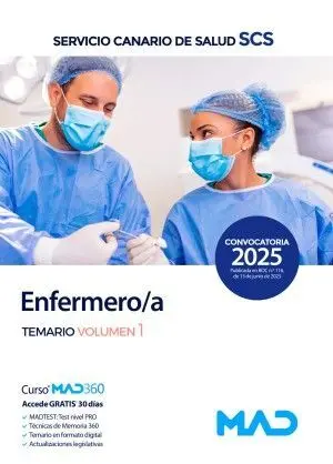 Enfermero/A. Temario Vol. 1 Servicio Canario de Salud