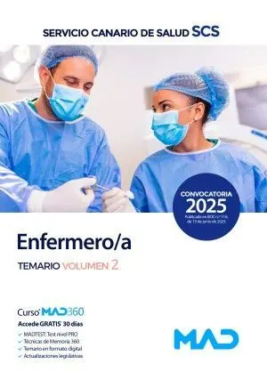 Enfermero/A. Temario Vol. 2 Servicio Canario de Salud