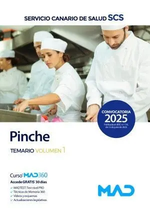 Pinche. Temario Vol. 1. Servicio Canario de Salud