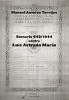 SUMARIO 642/1944 CONTRA LUIS ASTRANA MARIN